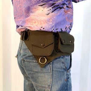 Heuptasje steampunk katoen - Heuptasje - Heuptasje bruin