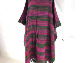 Warm Soft Cosy Poncho. Reversible, One size. Traditional Handmade Blanket style.