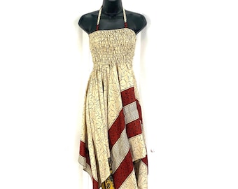 Adeline Summer Silk Fairy Dress Long 40" in One Size. (SKU:902-0017)