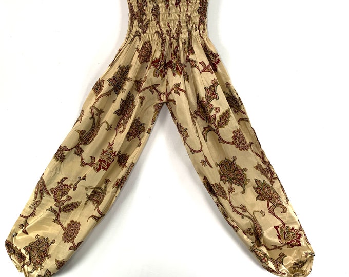 Tina Silk Pantaloon, One Size (Gypsy High Crotch Harem Trousers) SKU:840-6200