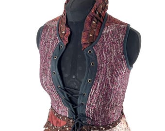 2XL Isabella Corset  Dress - Steampunk - Silk Brocade (SKU:2001-9592)