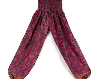 Tina Silk Pantaloon - One Size - Gypsy High Crotch Harem Trousers SKU:840-9422