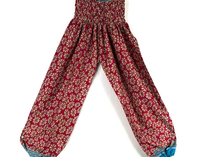 Tina Silk Pantaloon; Gypsy High Crotch Very Comfortable Harem Pants Trousers SKU:840-9419
