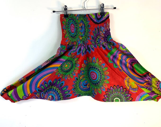 Child Size 4, Cotton Harem Pants, Afghans, drop-crotch, Ali Baba, toddler, unisex kids