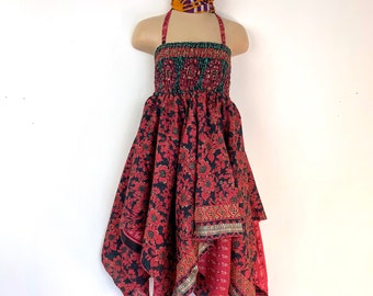 Girls Silk Fairy Dress, 2 to 6 years old (Hard Wearing & Easy Clean) SKU:900-0109