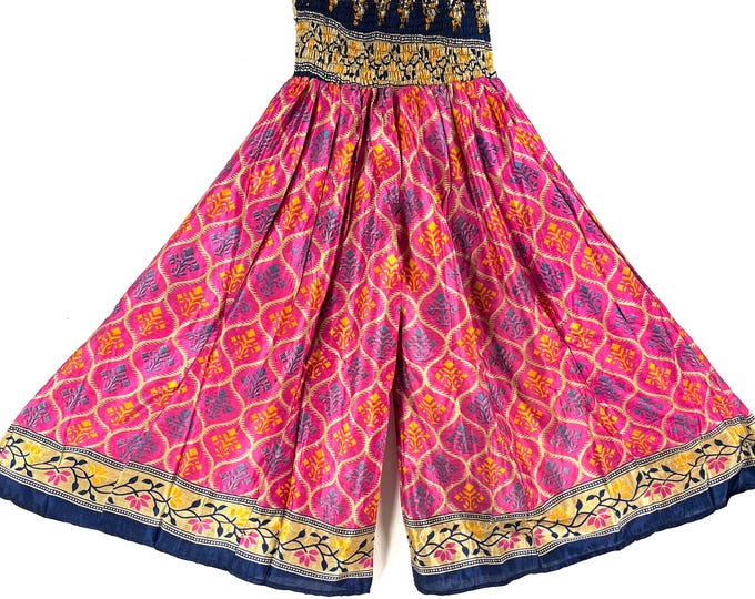 Corlissa Plus Plus Size Culottes in Summer Silk with 2XL Elasticated Waist, Great for a fuller figure. (Wide Leg Palazzo Pants) SKU:837-8656