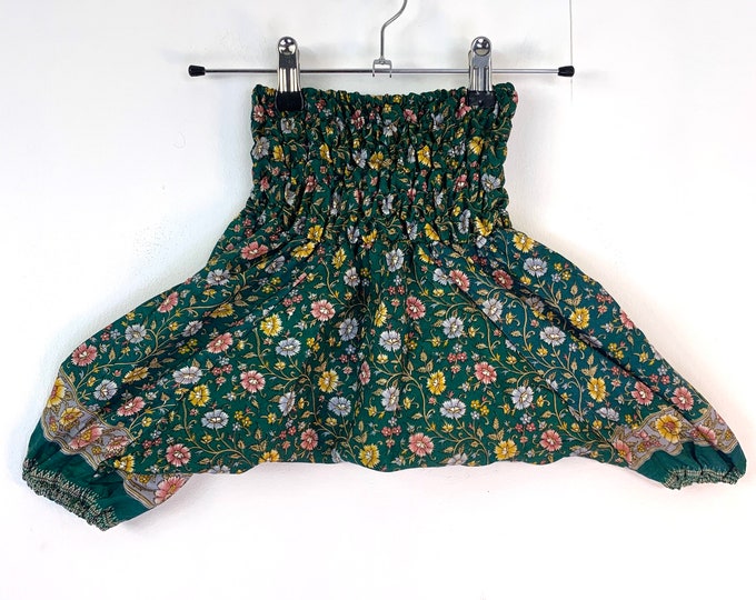 Child Size 1 Baby, Silk Harem Pants, A perfect gift, great for nappies. Kids Drop-Crotch Trousers, Afghani Pants