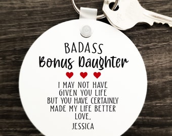 bonus daughter keychain