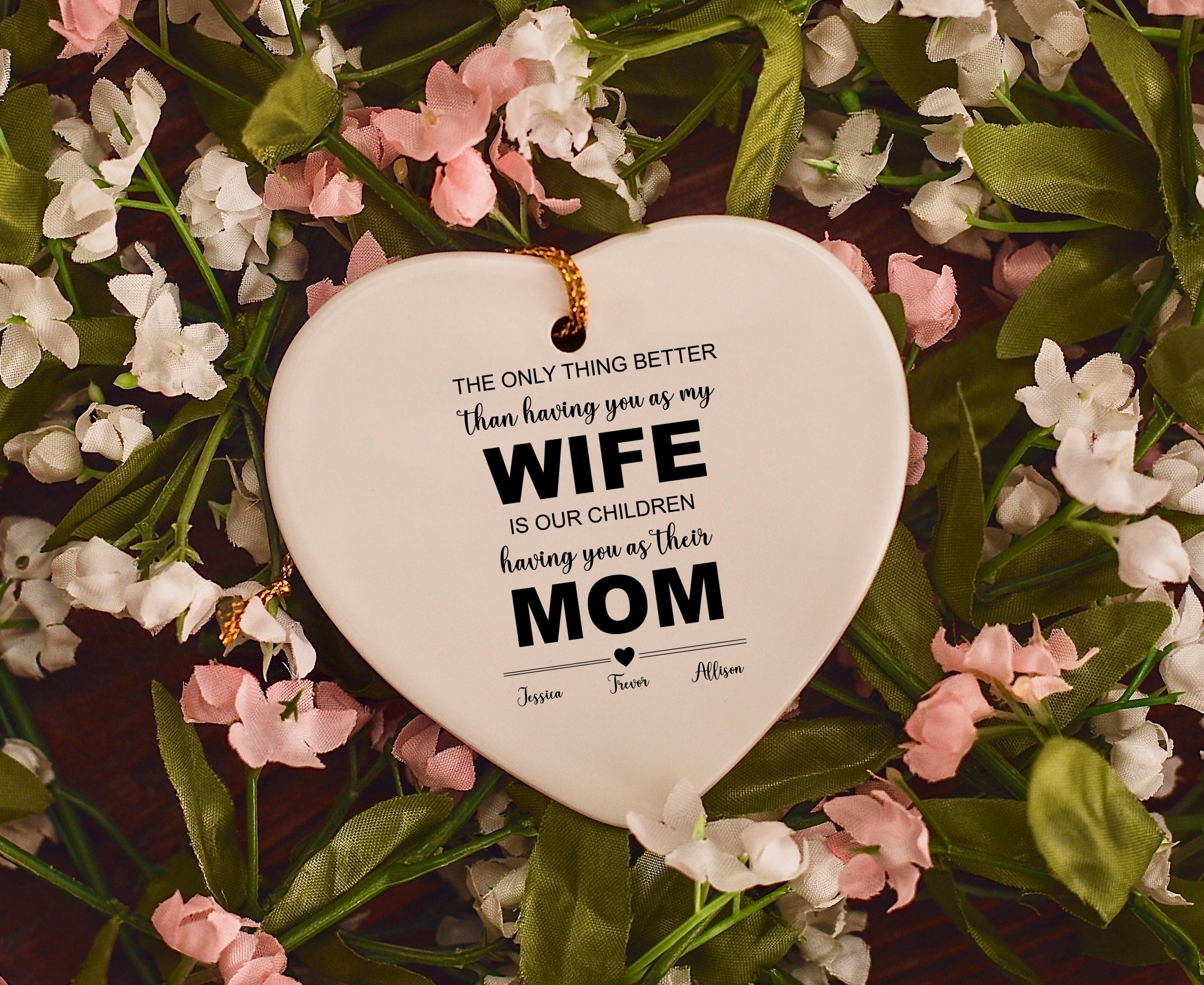 Personalized Mothers Day From Husband Gift The Only Thing Etsy
