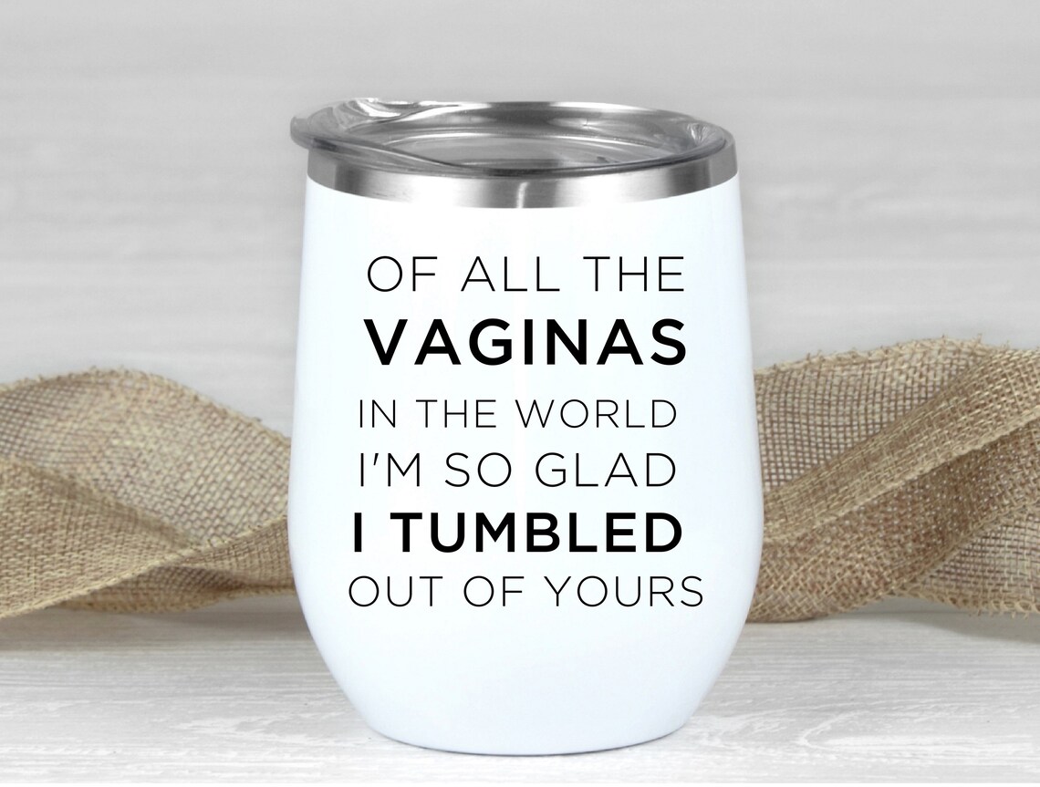 Mothers Day From Daughter Wine Tumbler Mom Birthday Travel | Etsy