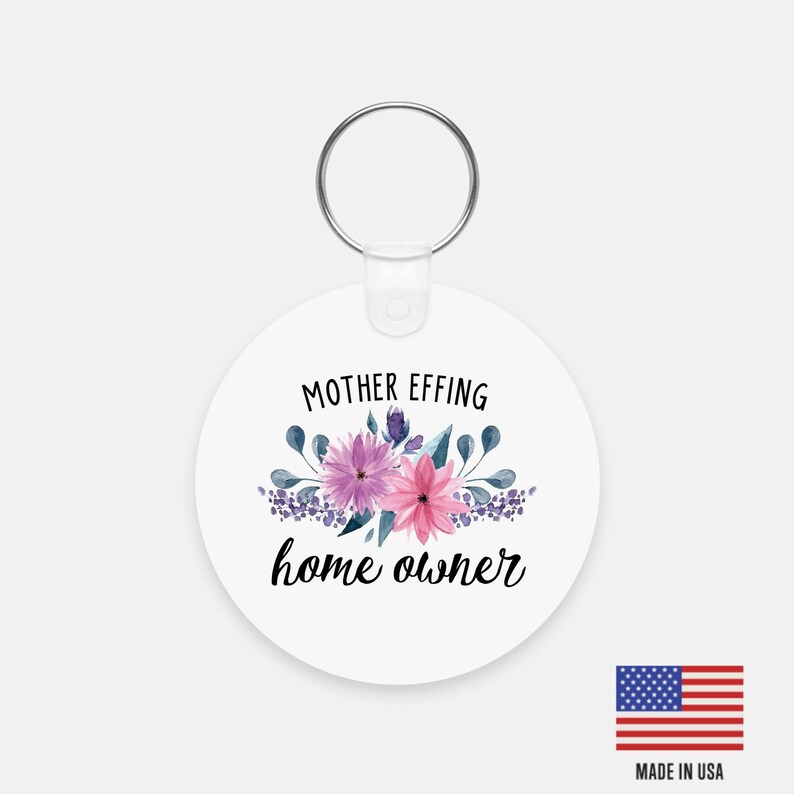 Housewarming Key Chain Home Owner Keychain Gift New Homeowner Keyring Funny Housewarming Keychain