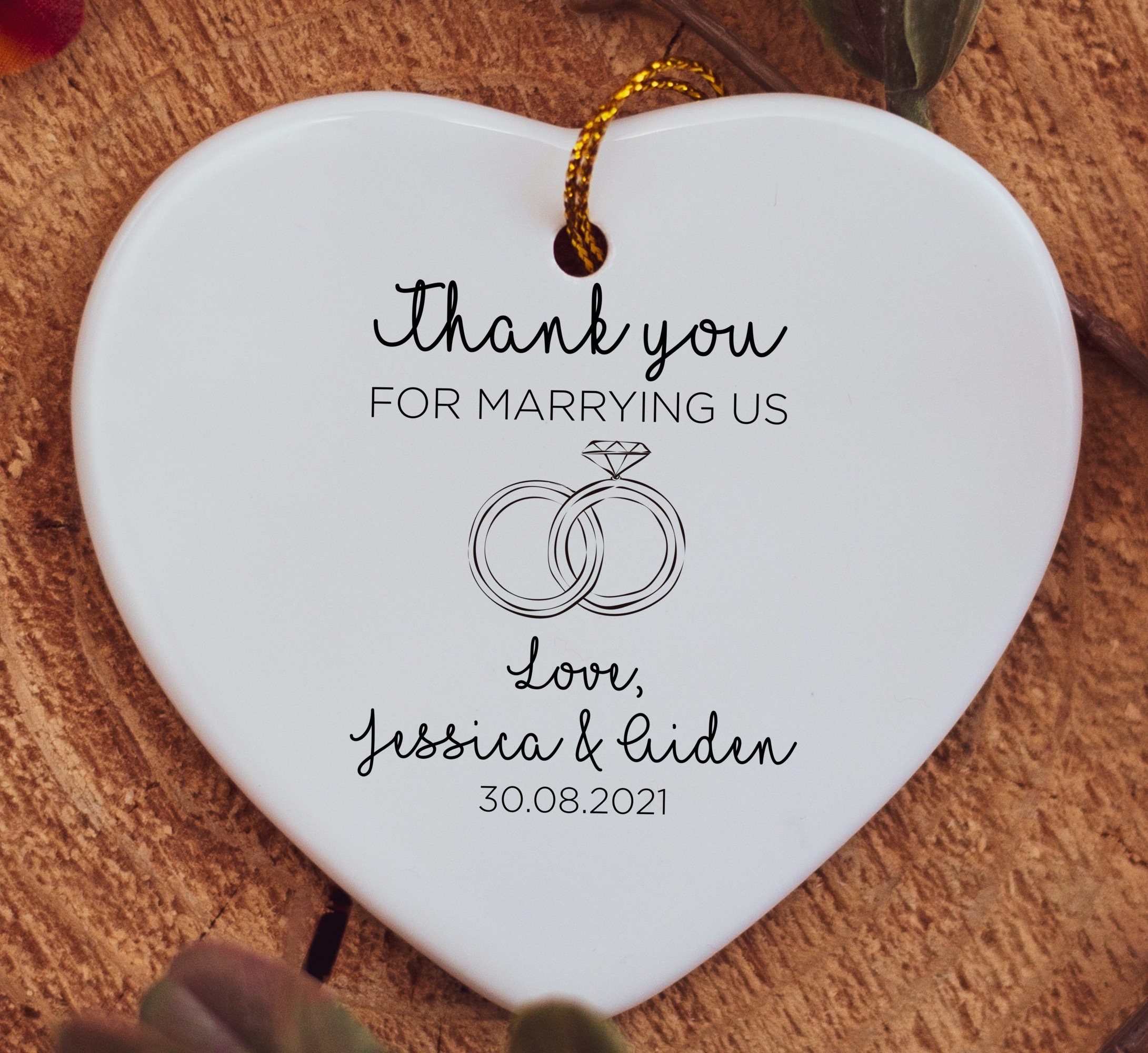 Personalized Officiant Thank You Gift Wedding Gift For Etsy