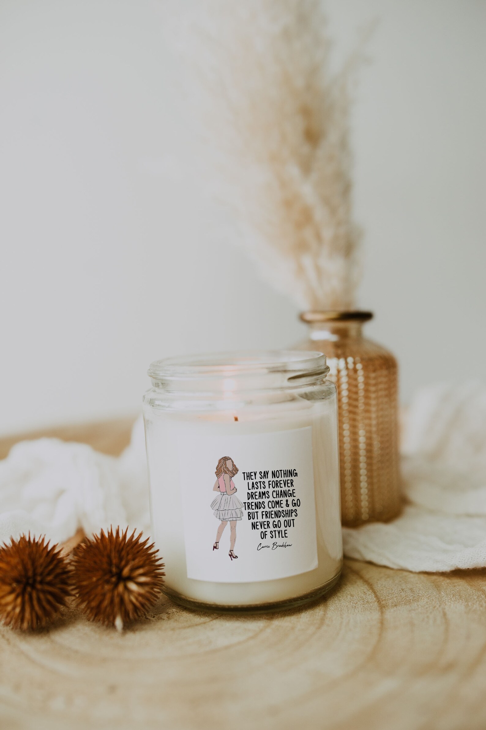 Funny Friendship Candles Best Friend Hand Poured Candles Etsy