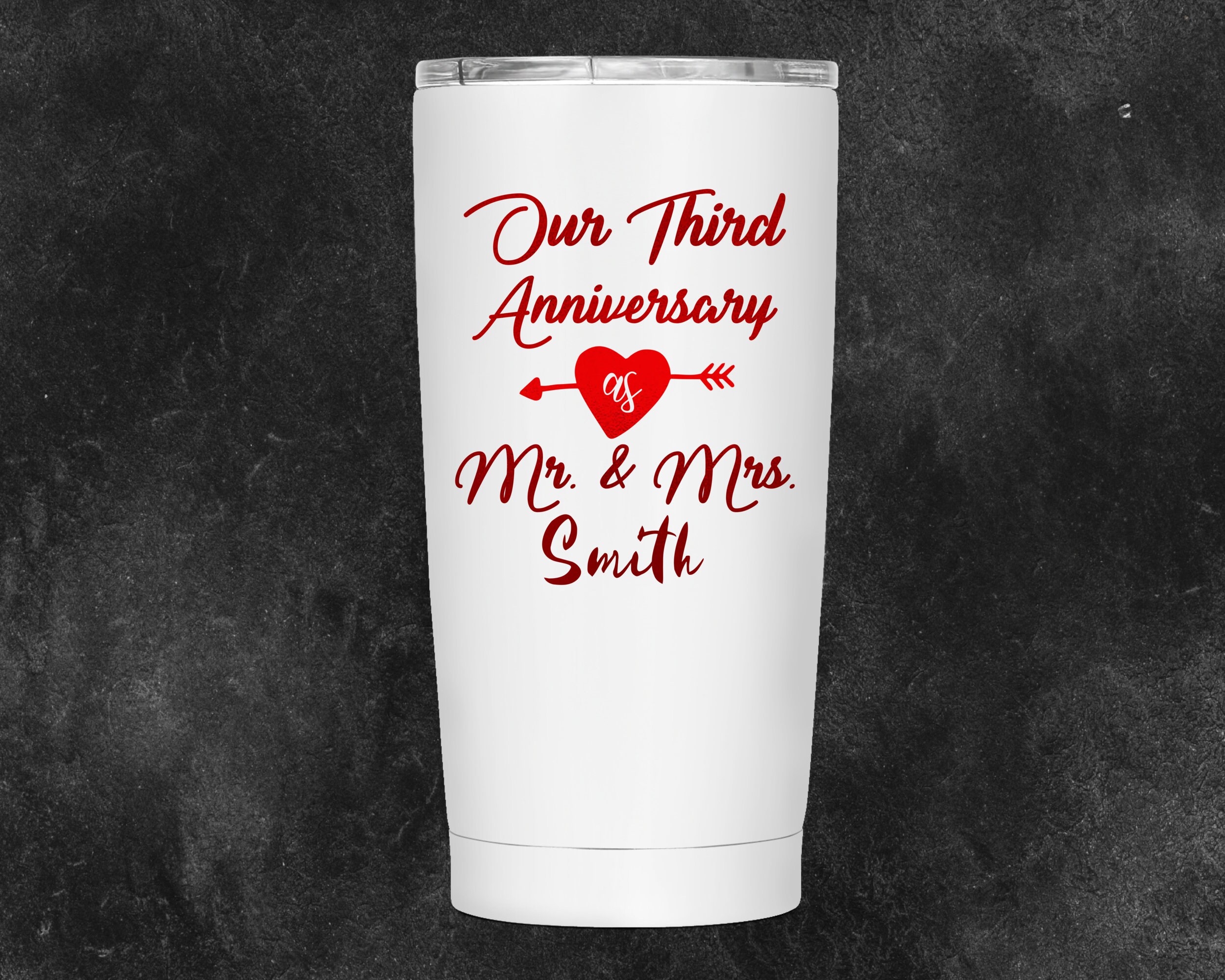 Personalized 1st Anniversary Tumbler First Couple Anniversary Etsy