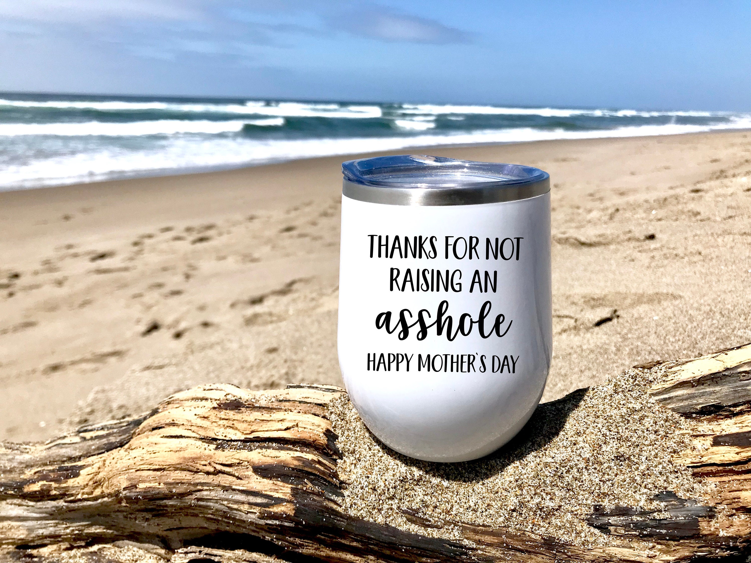 Happy Mothers Day Wine Tumbler Funny Mother In Law Travel | Etsy