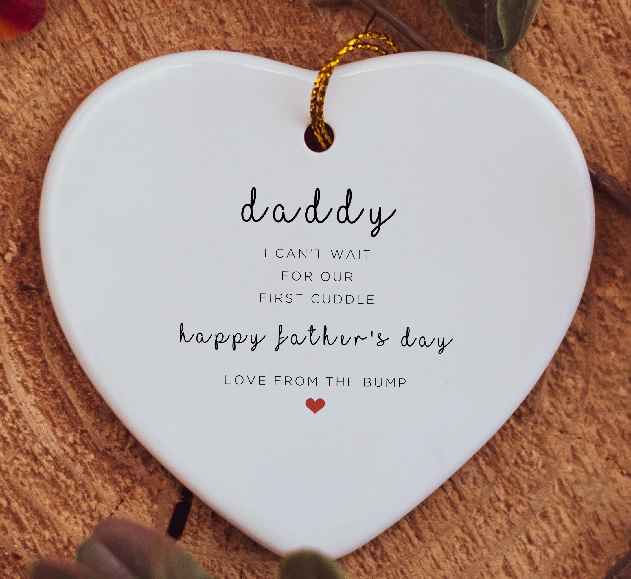 Happy Father's Day Ceramic Ornament Fathers Day Gift From Etsy