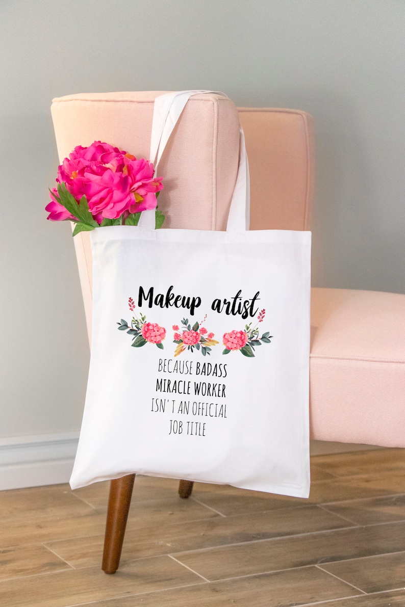 Makeup Artist Tote Bag Funny Makeup Artist Tote Bag Makeup Artist Gift Funny Makeup Artist Gift