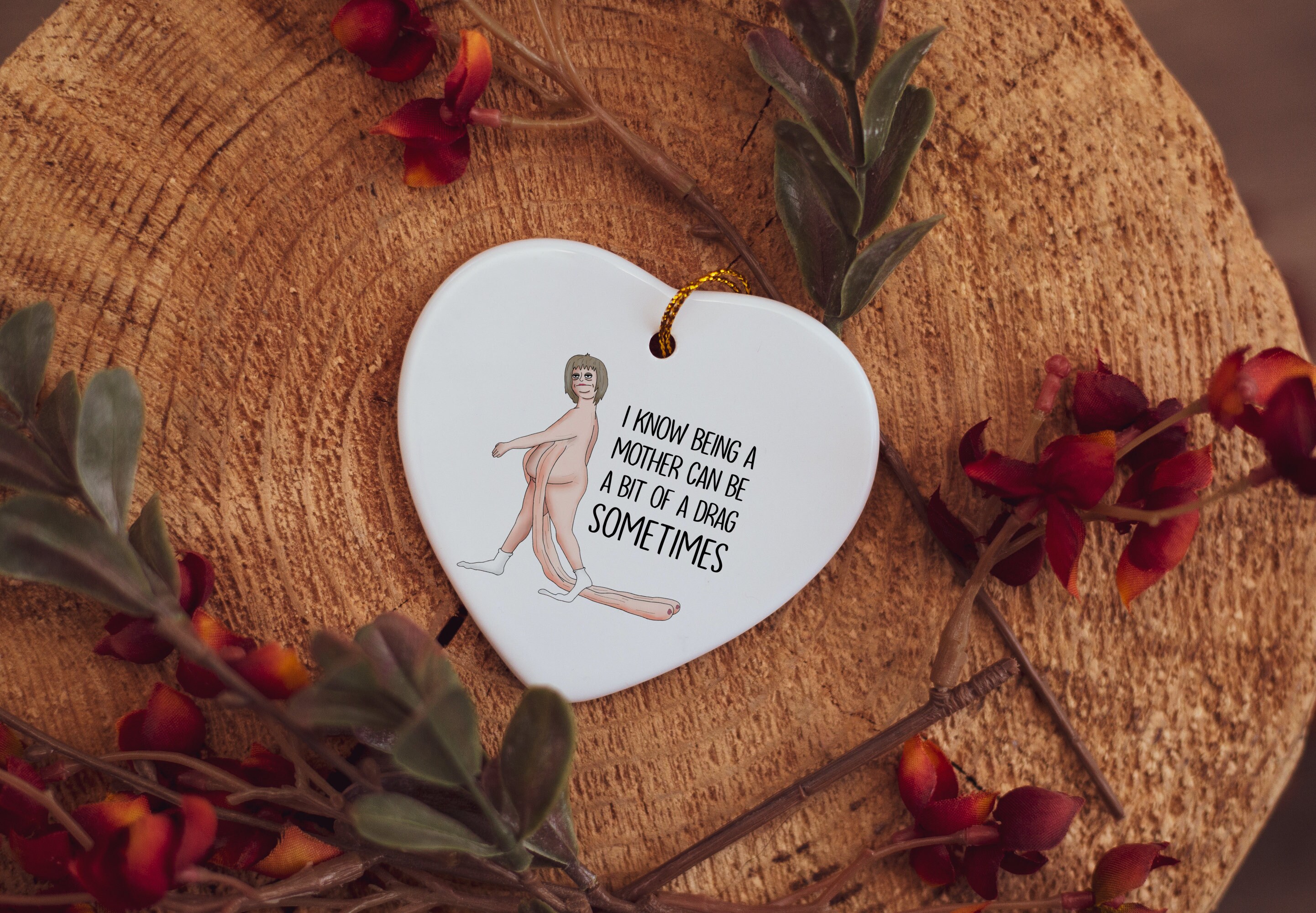 Funny For Mom Ceramic Ornament Mothers Day From Children Etsy