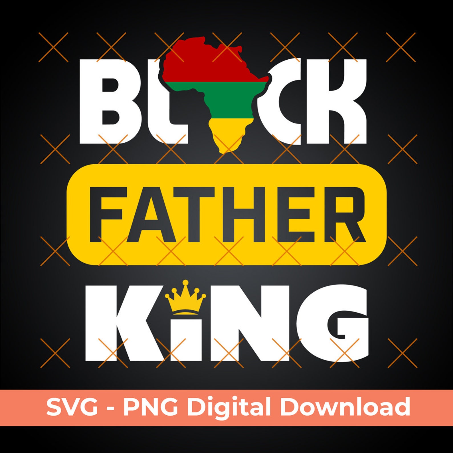 Download Proud Black Father Bundle Father's Day 2020 PNG SVG | Etsy