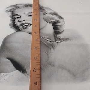 Marilyn Monroe Pattern ,3 Pcs 45X45 cm / 2 Pcs 70X70 cm Panel  Upholstery Fabric