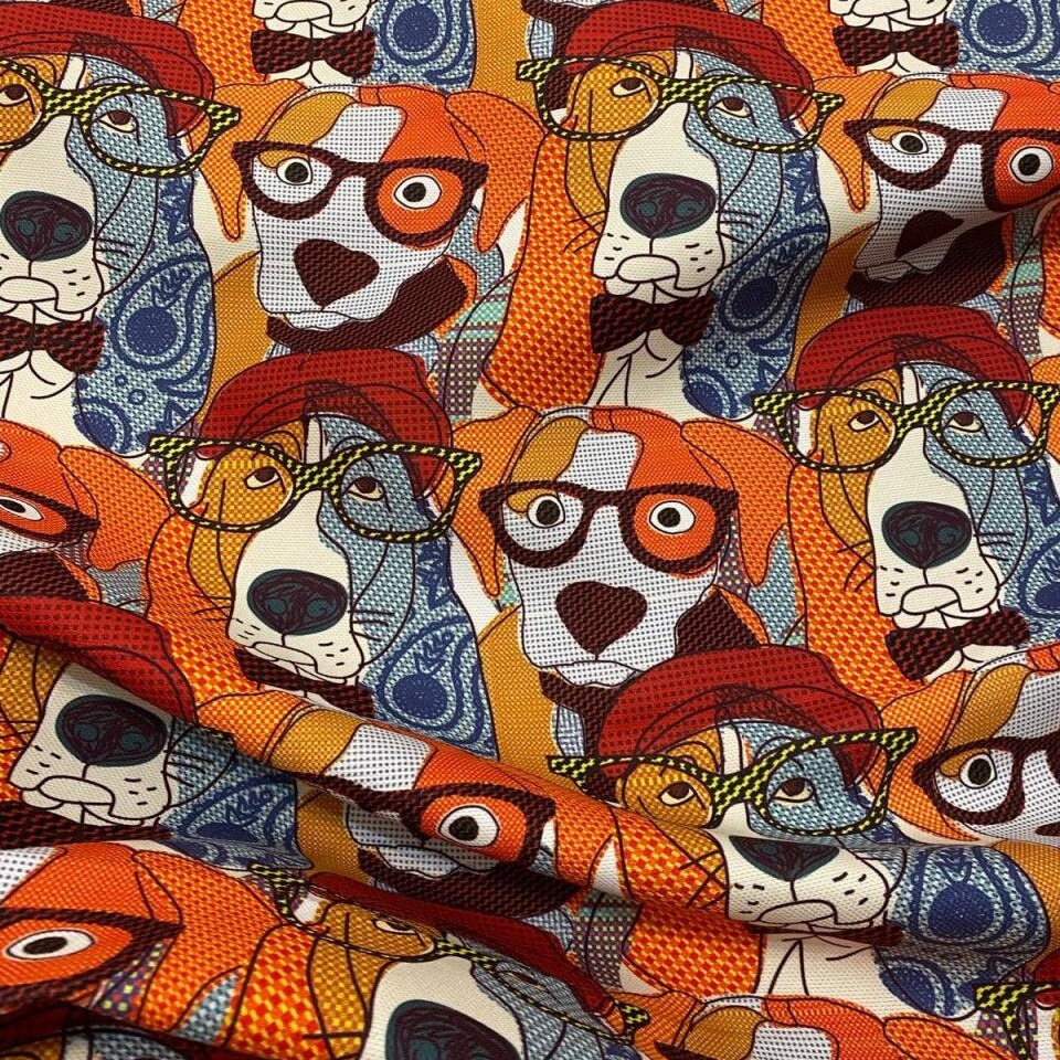 Stoff-Federmäppchen Mit Brille-Design – Stylisch & Praktisch Für Schule & Reisen