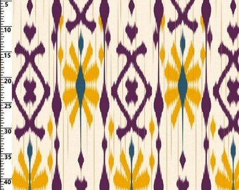Ikat Upholstery Fabric: Geometric Print, Decor & Furniture - By The Meter