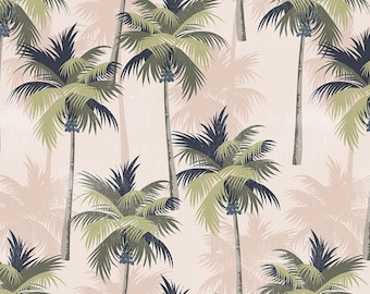 Coconut Fabric by the Meter,Tropical Pattern Home Decor Furniture Chair Sofa Upholstery Fabric
