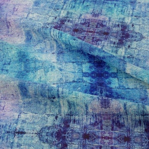 Bohemian Ikat Print Fabric by the meter,Ethnic Pattern Decor Furniture Chair Sofa Upholstery Fabric