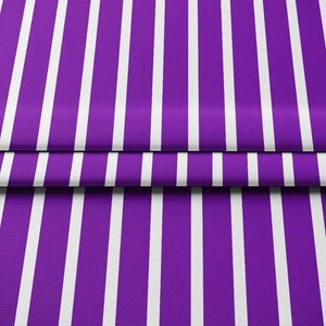 Purple Striped(5x2)cm Fabric by the Meter,Geometric Pattern Printed Fabric Decor Furniture Chair Sofa Upholstery Fabric