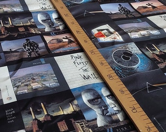 Pink Floyd Album Covers Fabric by the Meter,Music,Rock Groups Home Decor Furniture Chair Sofa Upholstery Fabric