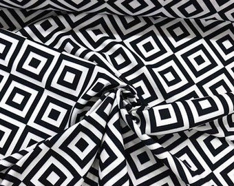 Diamond Fabric by the Meter,Geometric Fabric Decor Furniture Chair Sofa Upholstery Fabric