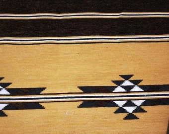 Mustard Yellow Turkish Kilim,Carpet Upholstery Fabrics by The Meter,Navajo Fabric,Decor Rug Tapestry Sofa Chair Furniture Fabric