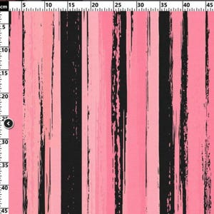 Pink Striped Upholstery Fabric: Antique Look Geometric Print, 100% Polyester