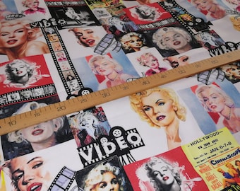 Marilyn Monroe Fabric: Hollywood Decor Upholstery Material