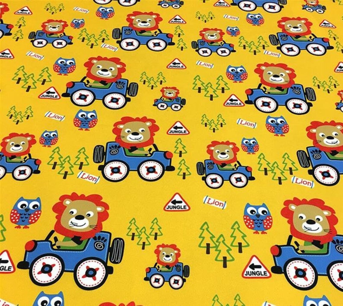 Animal Print Fabric | Etsy