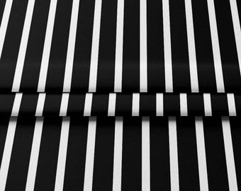 Black Striped Geometric Upholstery Fabric: Modern Decor, By The Meter