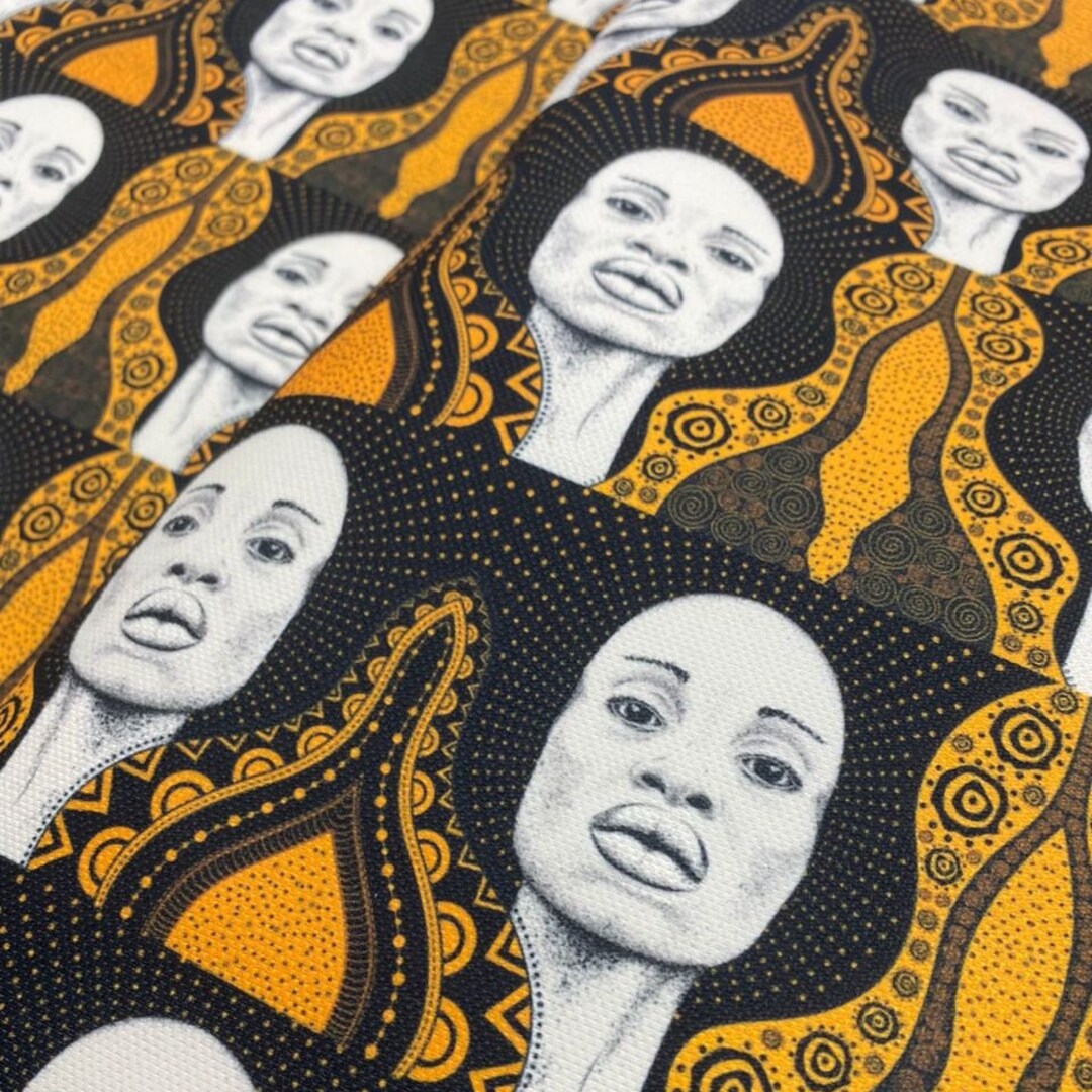 African Women Fabric by the Meter African Print Wall Decor Etsy