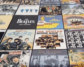 Die Beatles-Album-Cover-Stoffe am laufenden Meter, Musik, Rockgruppen, Heimdekoration, Möbel, Stuhl, Sofa, Polsterstoff