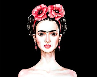3 Pcs 45X45 cm / 2 Pcs 70X70 cm Floral Mexican Girl Print Panel Fabric
