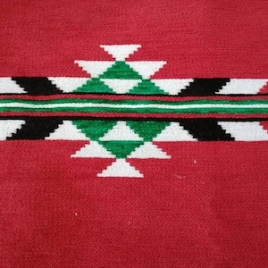 Red Turkish Kilim,Carpet Upholstery Fabrics by The Meter,Navajo Fabric,Decor Rug Tapestry Sofa Chair Furniture Fabric