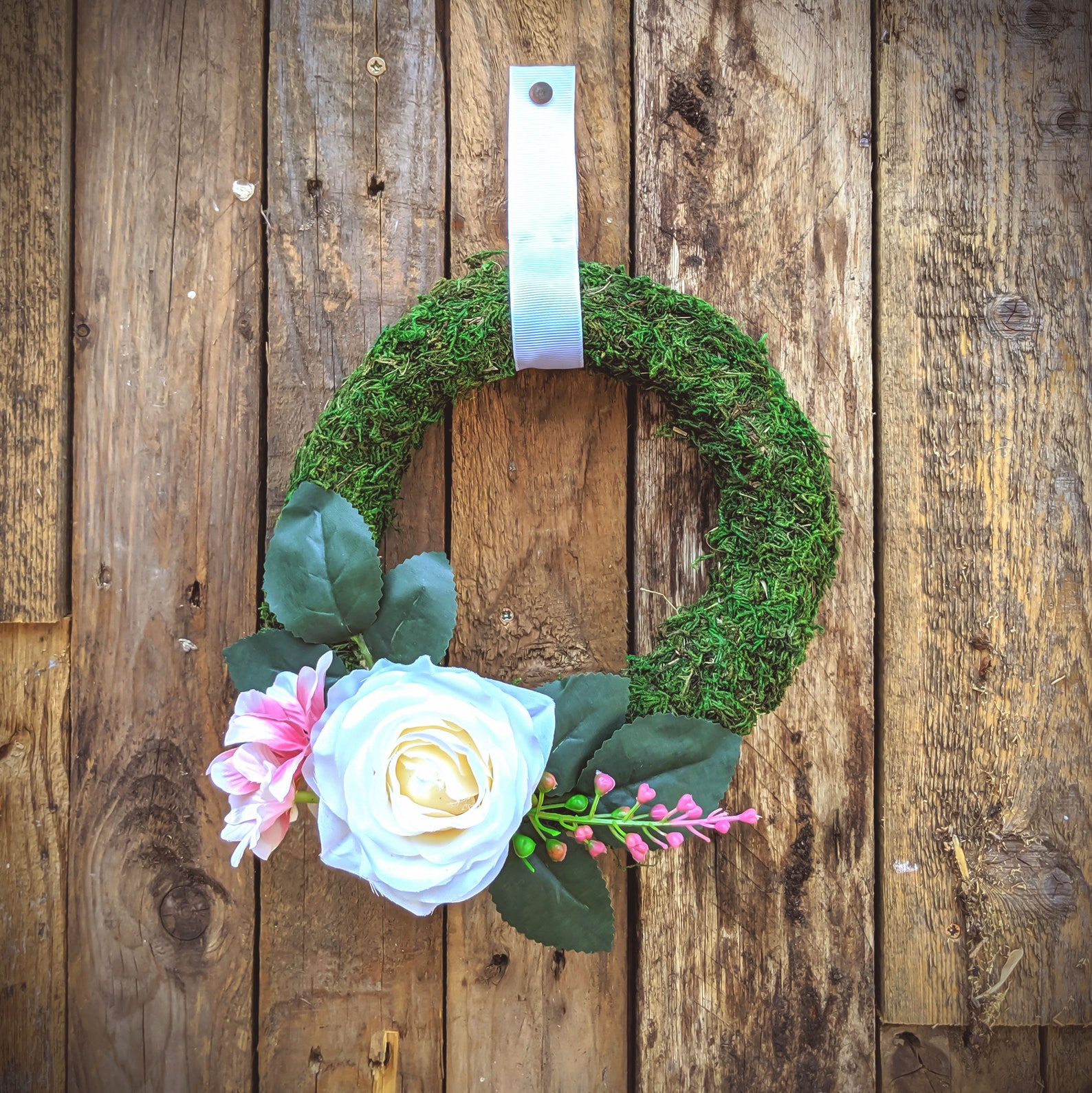 Couronne En Mousse Florale Humide 30 Cm Avec Bol - Pour Arrangements Frais, Funéraires, Mariage - Vert - Fabriqué En UE