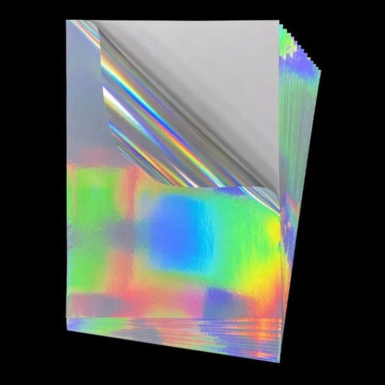 A4 holographic pigment printer paper inkjet compatible Etsy