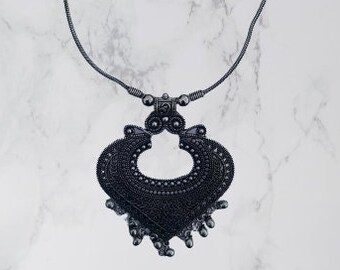 Bohotusk Heart Pendant Necklace