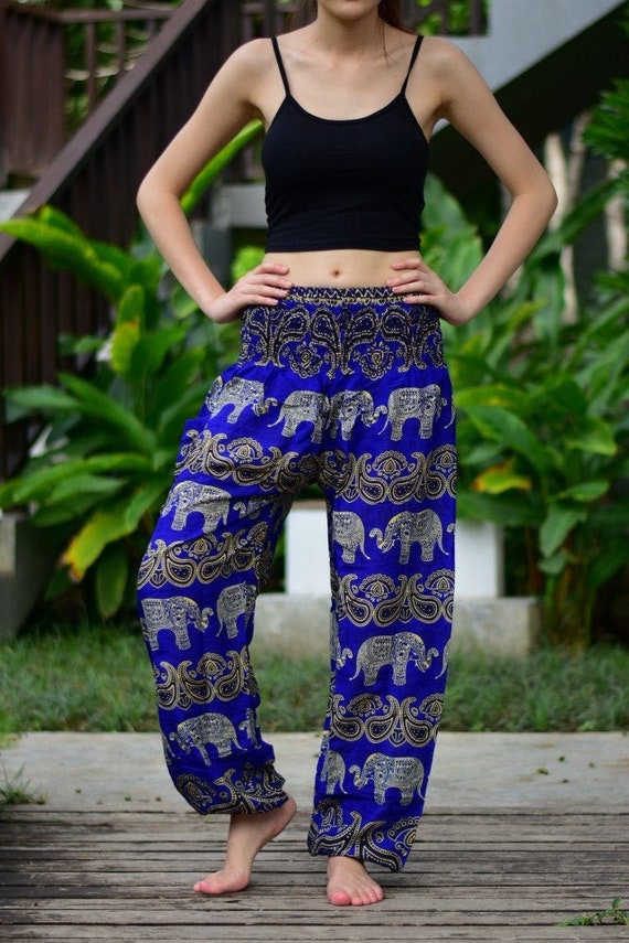 Bohotusk Elephant Print Womens Harem Pants 3 Sizes from 20-52 Inch Waist  Hand Made Donation to Elephants With Every Sale -  Canada