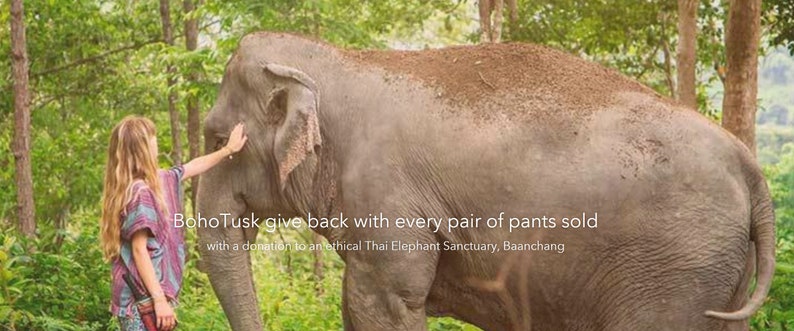 Bohotusk Floral Print Elasticated Smocked Waist Womens Harem image 9