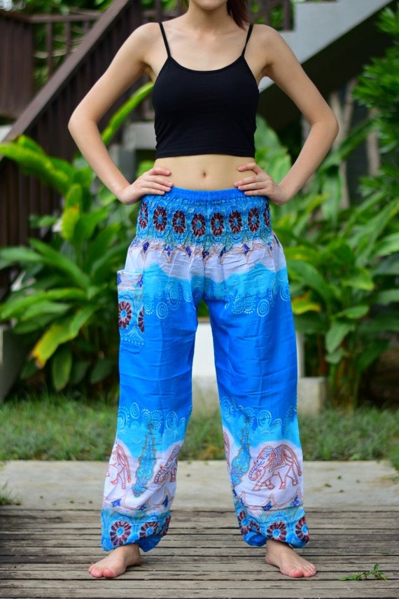 Bohotusk Elephant Boro Print Harem 