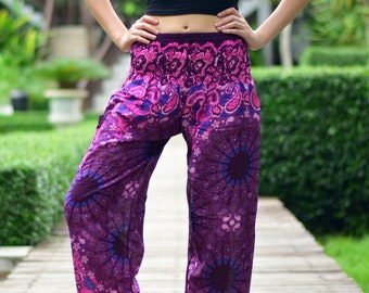 Bohotusk Elephant Print Womens Harem Pants 3 Sizes from 20-52 Inch Waist  Hand Made Donation to Elephants With Every Sale -  Canada