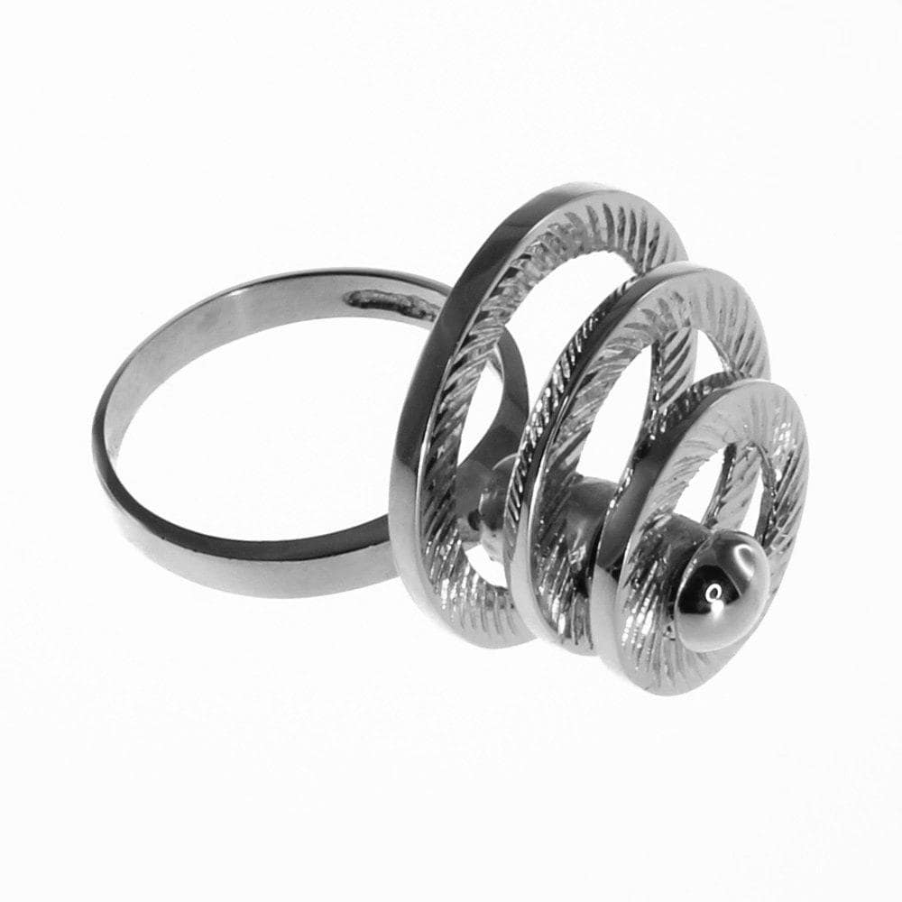 Inmotion Rings Three Circle Motion Ring in 14k Gold - Size 7 - FL856 - Etsy