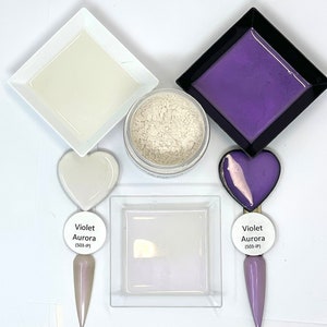 10g and 20g "Violet Aurora" Interference Mica Pigment color (10g and 20g in plastic jar) from "Just Paint"