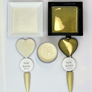 10g and 20g "Gold Aurora" Interference Mica Pigment color (10g and 20g in plastic jar) from "Just Paint"
